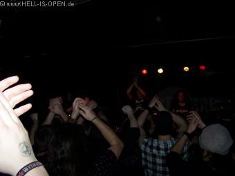 Bei Hatesphere war die meiste Stimmung im Saal