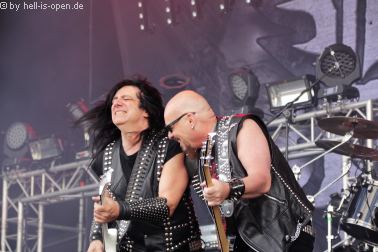 EXCITER aus Kanada mit Speed Metal  beim Party.San 2018 Samstag