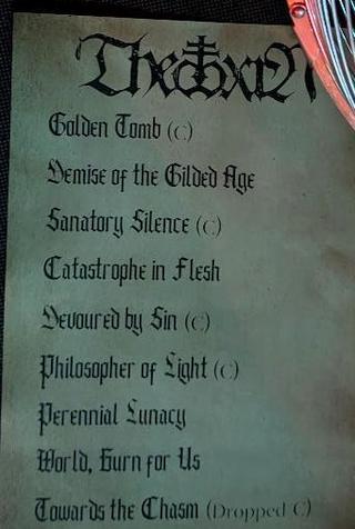 Setlist Foto: Setlist