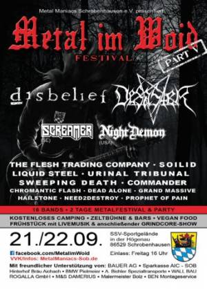 Flyer: Metal im Woid 2018 Flyer: Metal im Woid 2018