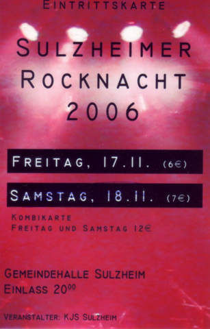 Sulzheimer Rocknacht 2006